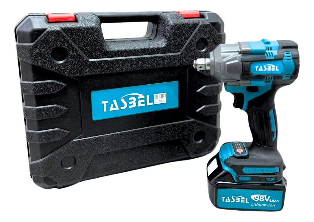 🔧 Llave de Impacto Inalámbrica 98V ⚡ Doble Batería 🔋 + Accesorios 🛠️