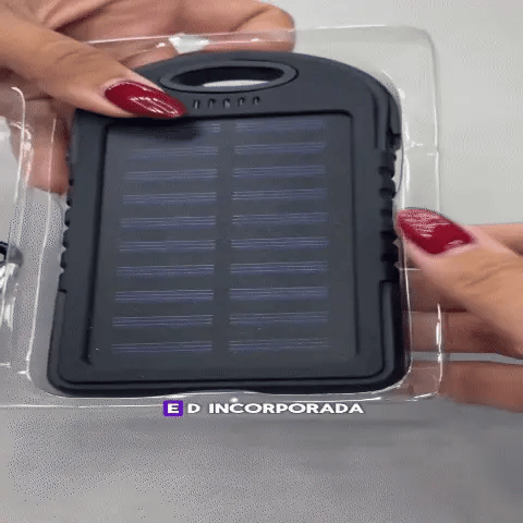 Bateria Solar Portátil de Alta Capacidad