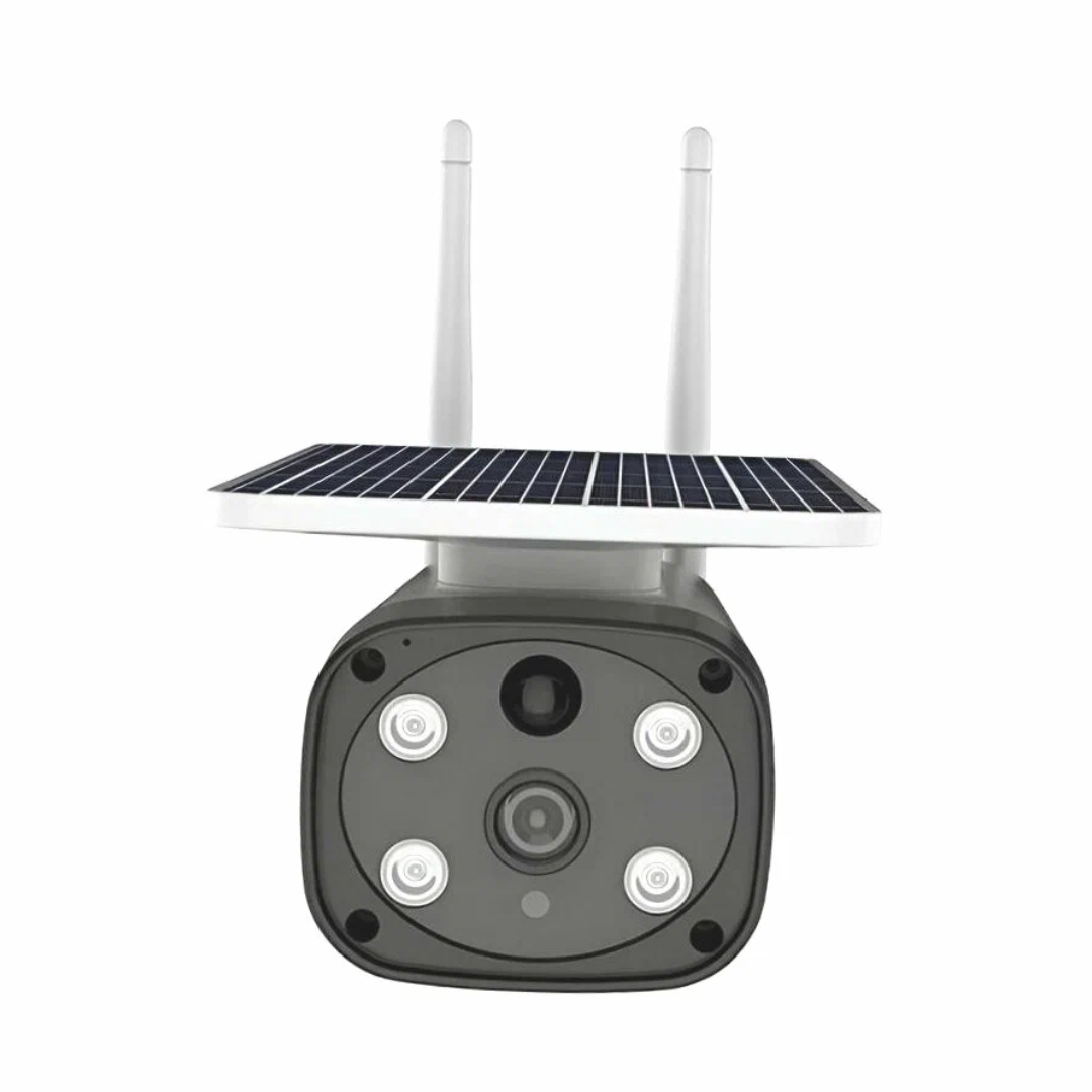 Cámara con panel Solar - Resolución  Full HD 1080p para imágenes claras y nítidas