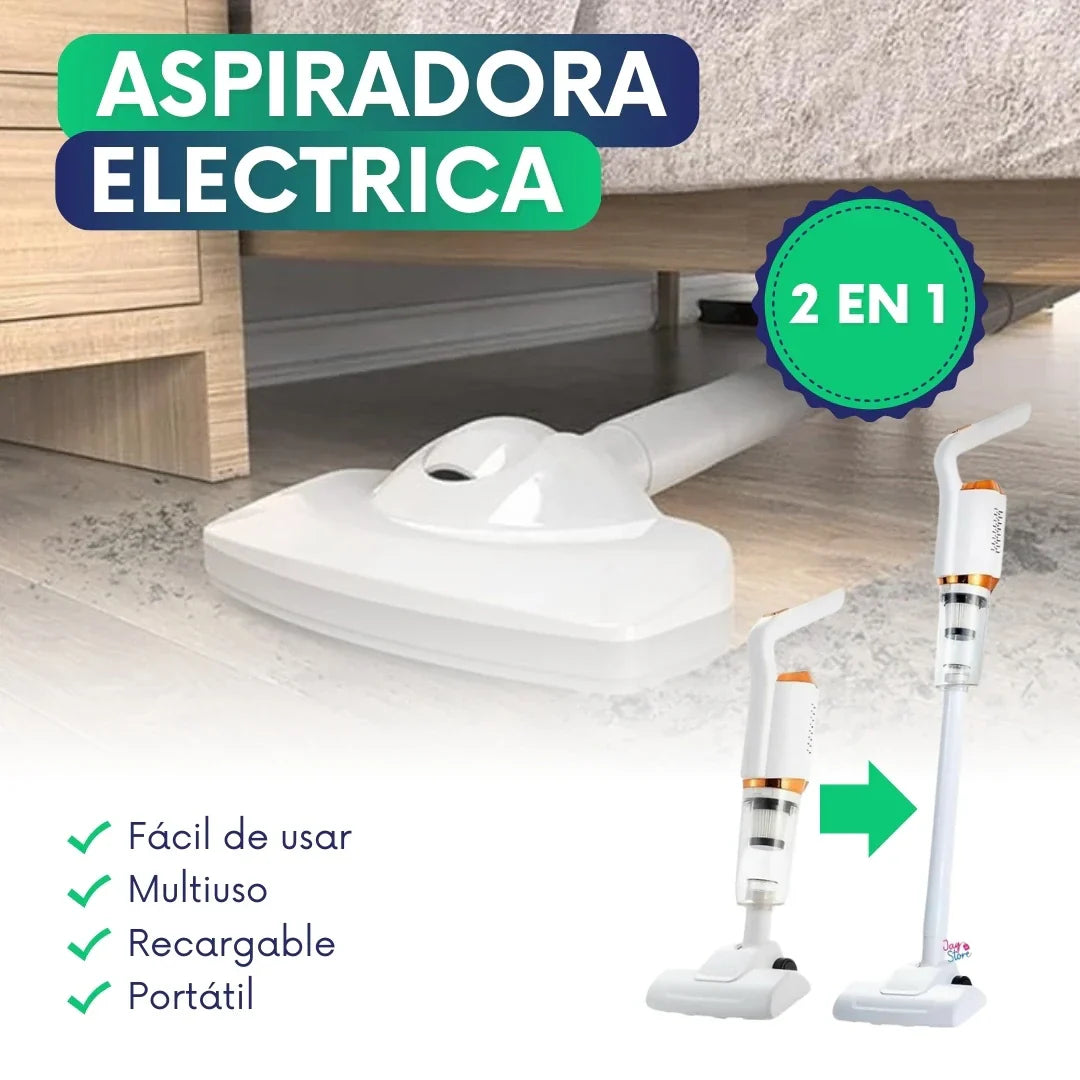 Aspiradora eléctrica recargable 2 en 1