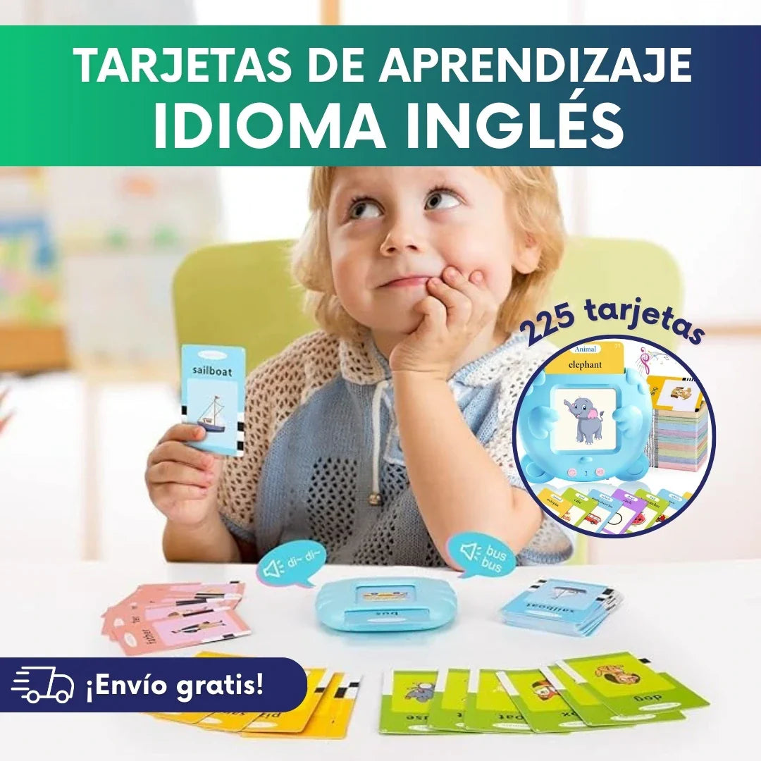 Tarjetas de aprendizaje ingles - 224 Palabras