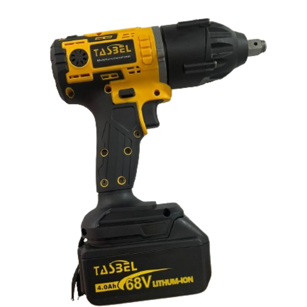 Set 6 en 1: Taladro, Esmeril, Mini Sierra, Cango, Hidrolavadora, Percutor con batería de 68v