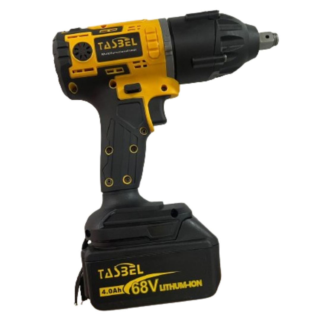 Set 6 en 1: Taladro, Esmeril, Mini Sierra, Cango, Hidrolavadora, Percutor con batería de 68v