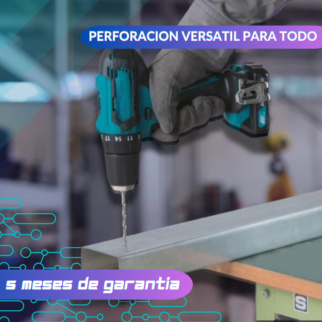 Set de Esmeril y Taladro de 98V con dos baterias