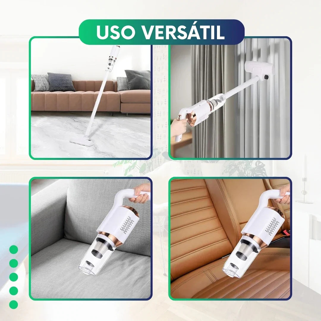 Aspiradora eléctrica recargable 2 en 1