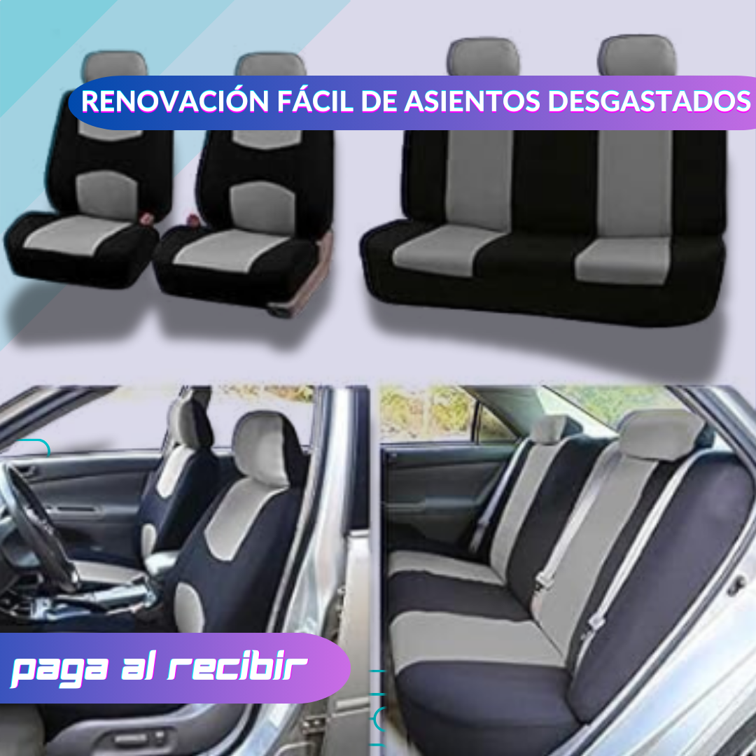 Set Cubre Asiento en eco cuero
