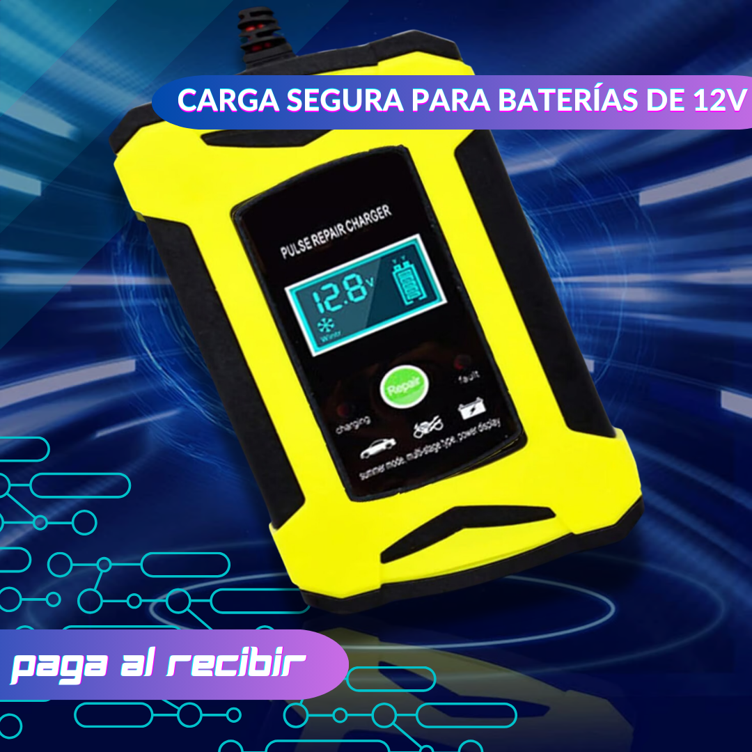 Cargador de Batería Inteligente para Automóviles y Motocicletas 🔋