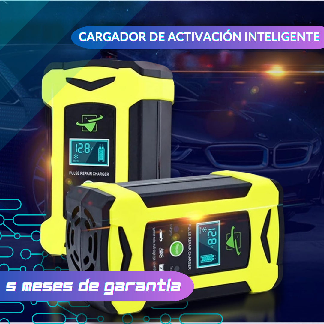 Cargador de Batería Inteligente para Automóviles y Motocicletas 🔋