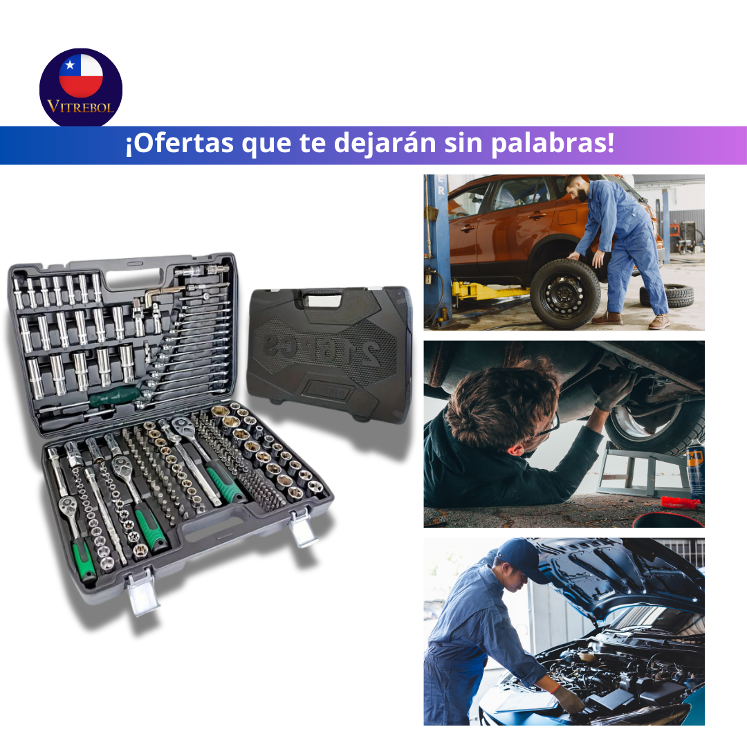 Set de Herramientas de 216 piezas - Para todos tus trabajos
