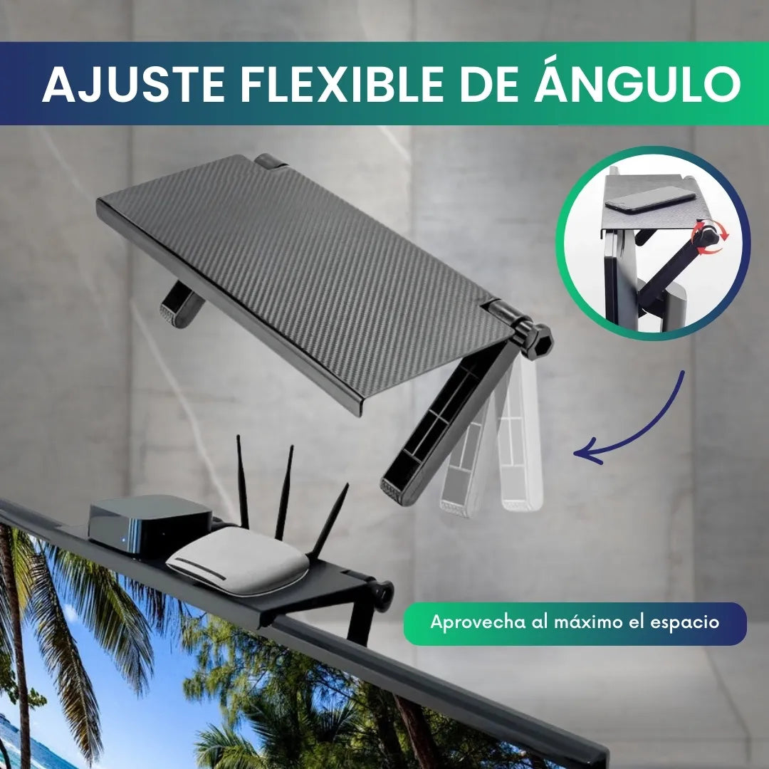 Soporte plegable organizador de TV