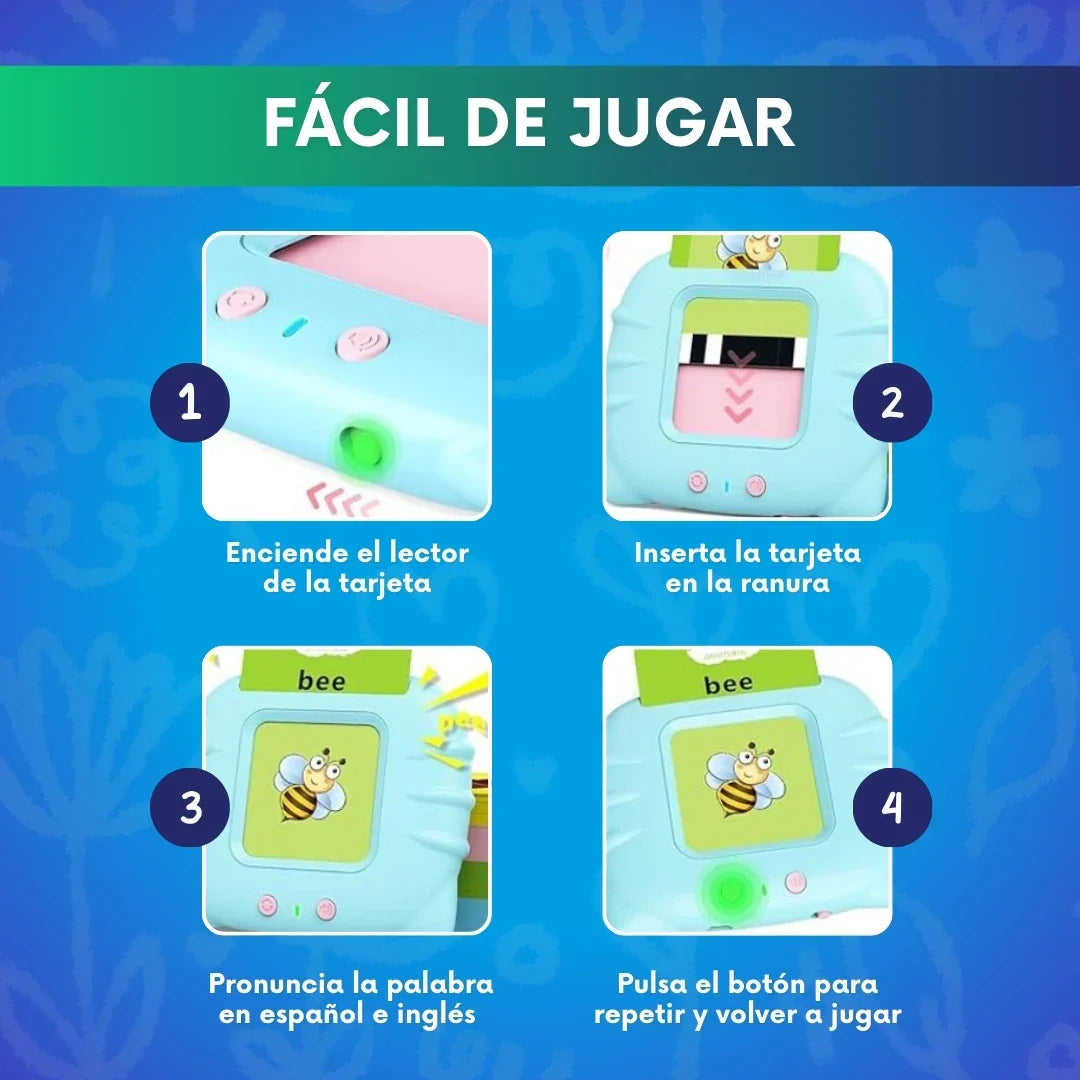 Tarjetas de aprendizaje ingles - 224 Palabras