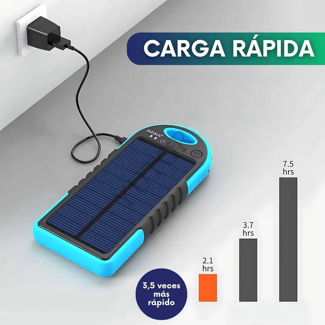 Bateria Solar Portátil de Alta Capacidad