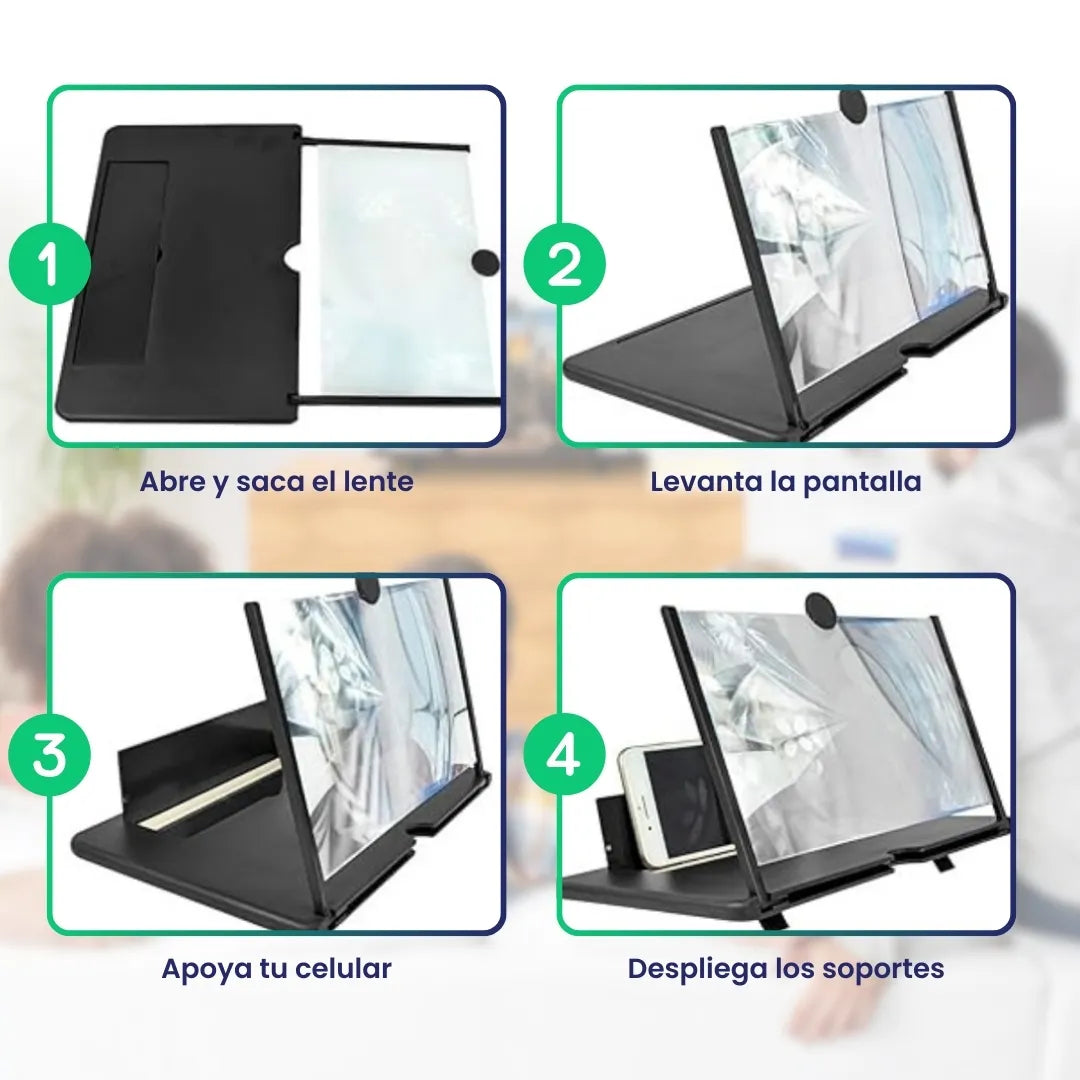 Amplificador de pantalla HD para celulares