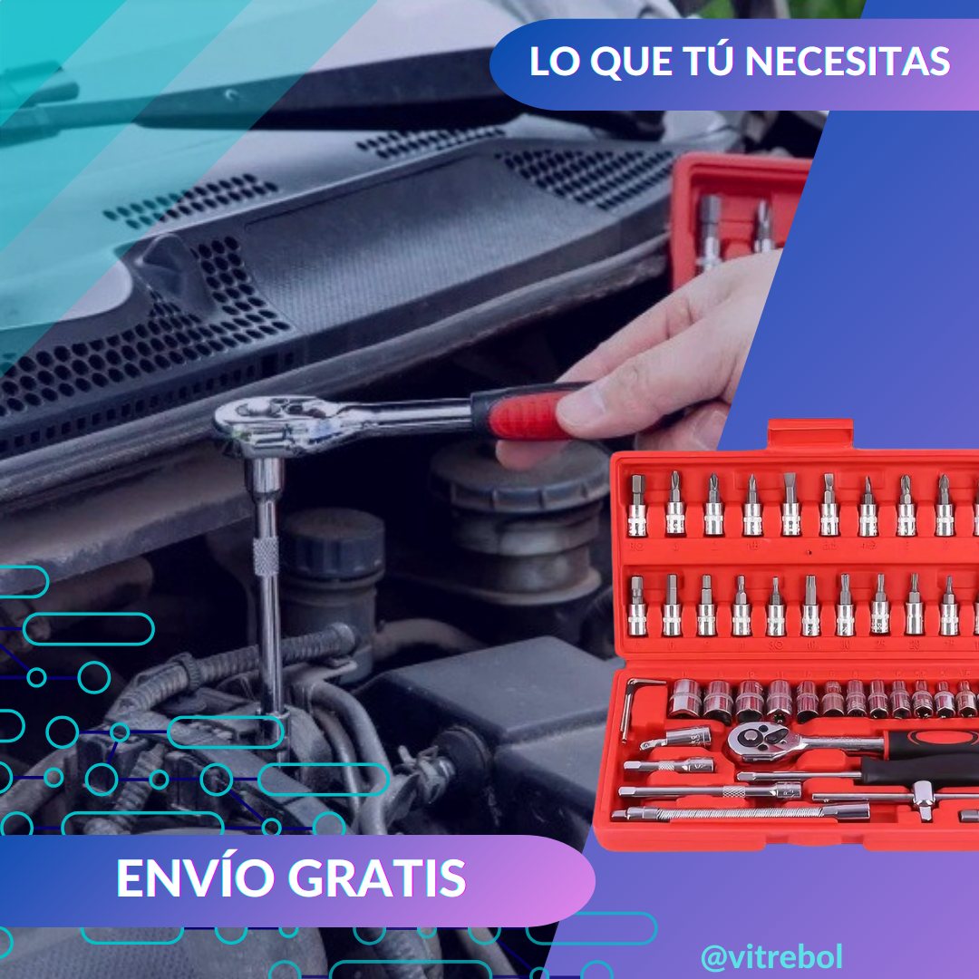 Set de 46 piezas. tu aliado en proyectos