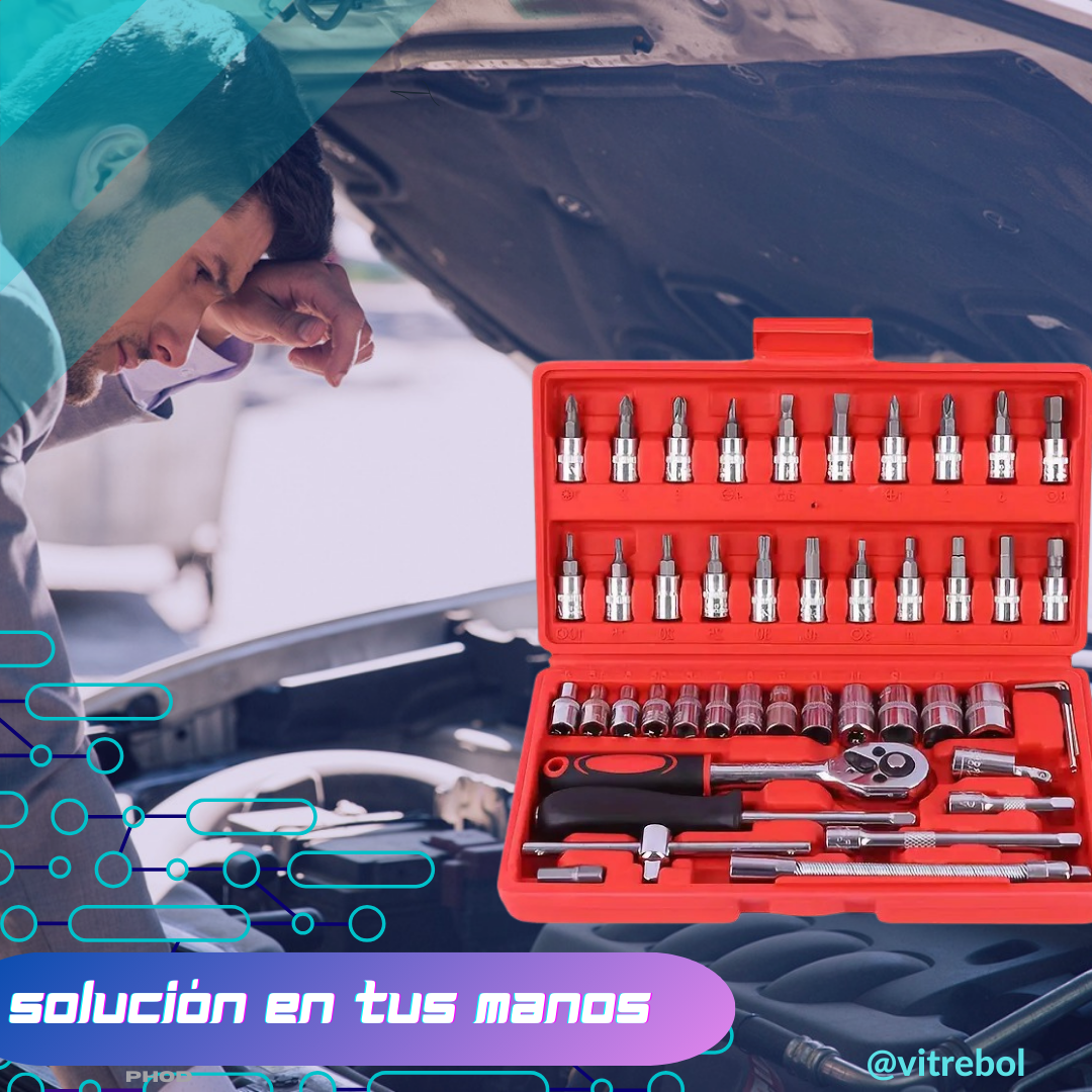 Set de 46 piezas. tu aliado en proyectos