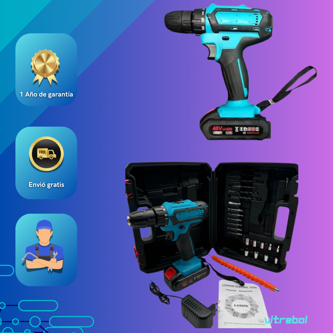Taladro Atornillador 48V para Todo Proyecto