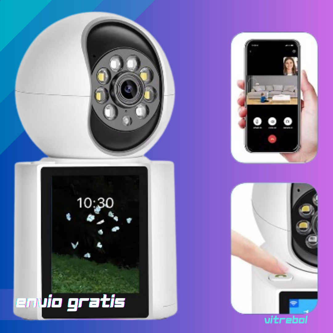 Camara De  Seguridad con Videollamada 2k 3mp