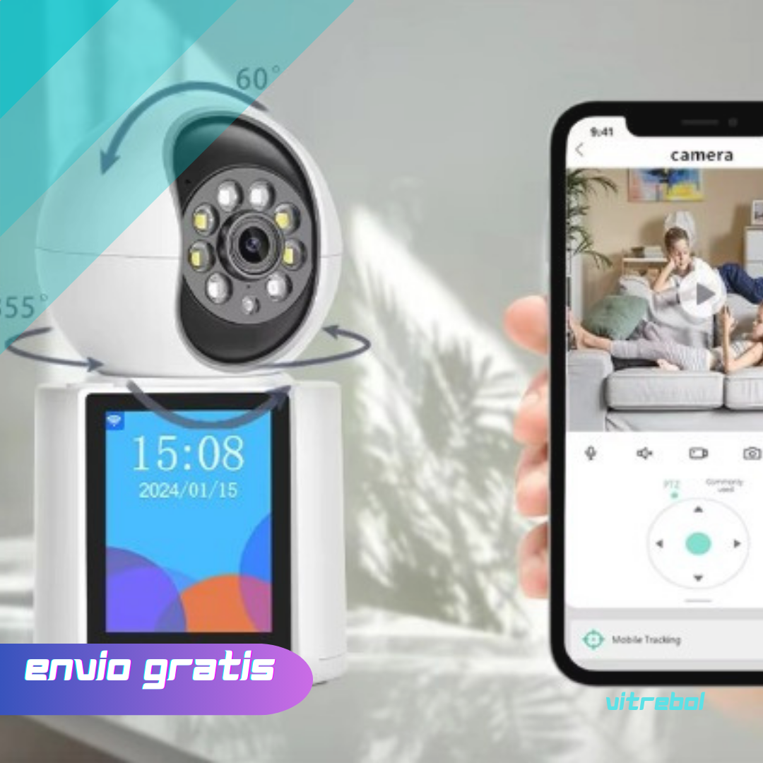 Camara De  Seguridad con Videollamada 2k 3mp