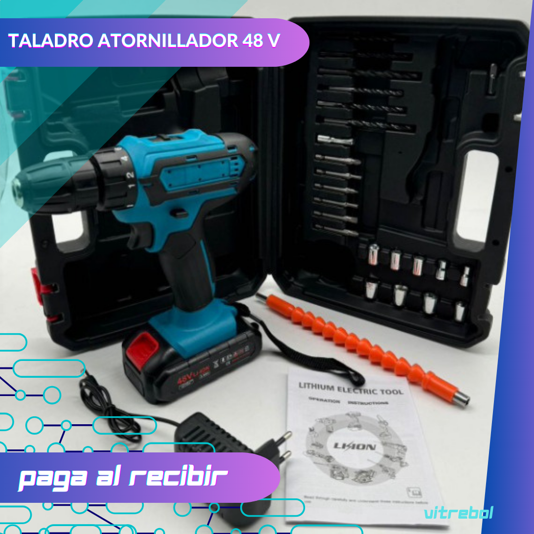 Taladro Atornillador 48V para Todo Proyecto