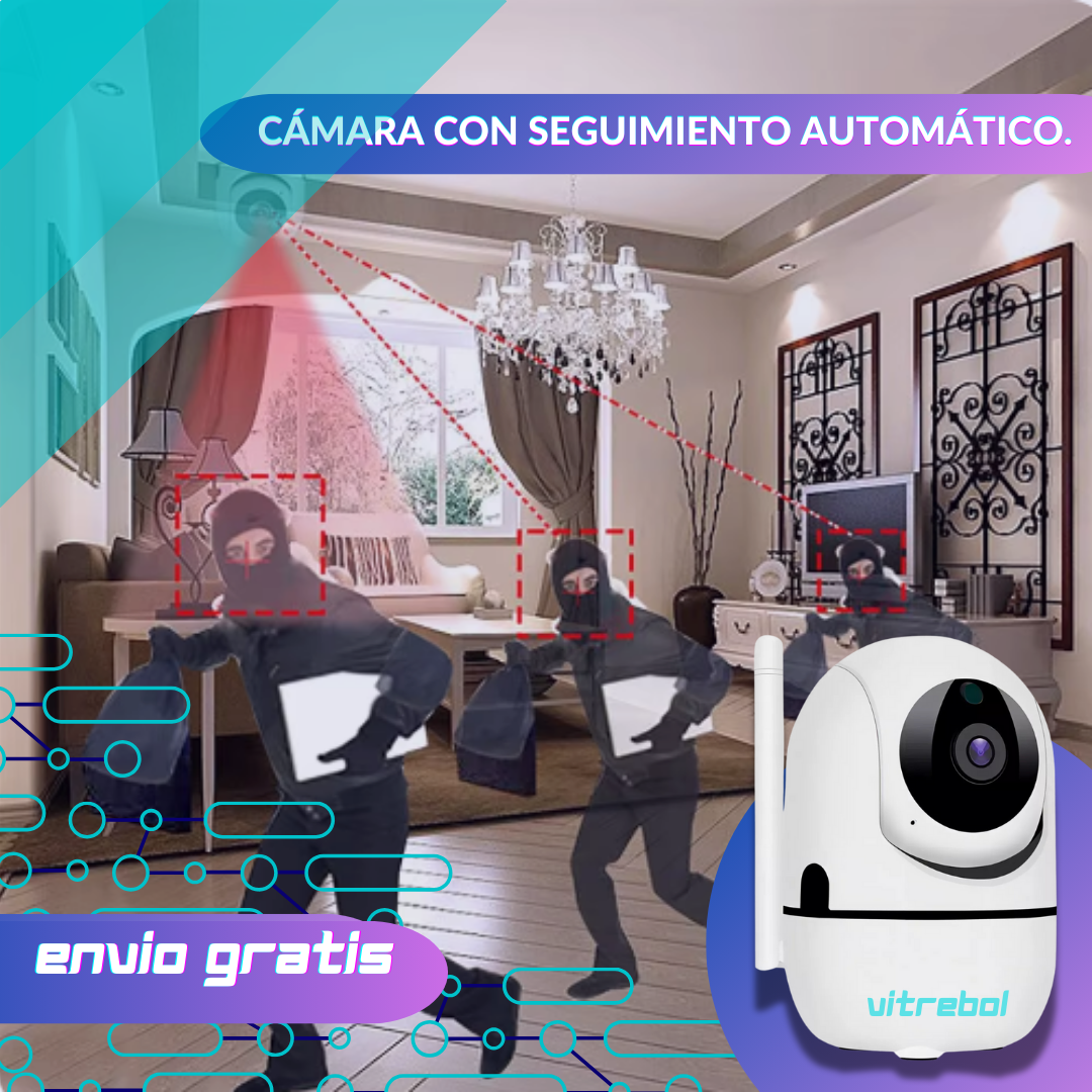 Cámara IP Giratoria Inteligente para Seguridad sin Límites