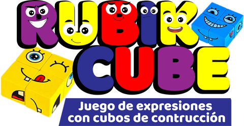 🔥RUBIKS CUBE: JUEGO DE EXPRESIONES CON CUBOS DE CONTRUCCIÓN 👧📚🪅🎨👦