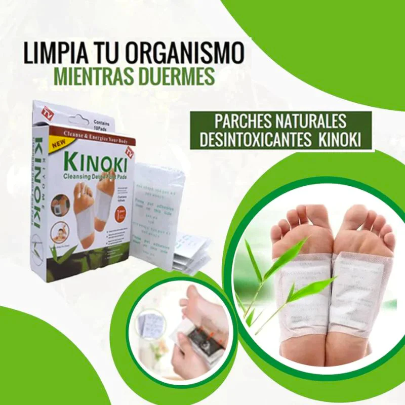 Parches Kinoki Desintoxicantes🔥 OFERTA DEL DÍA 🔥