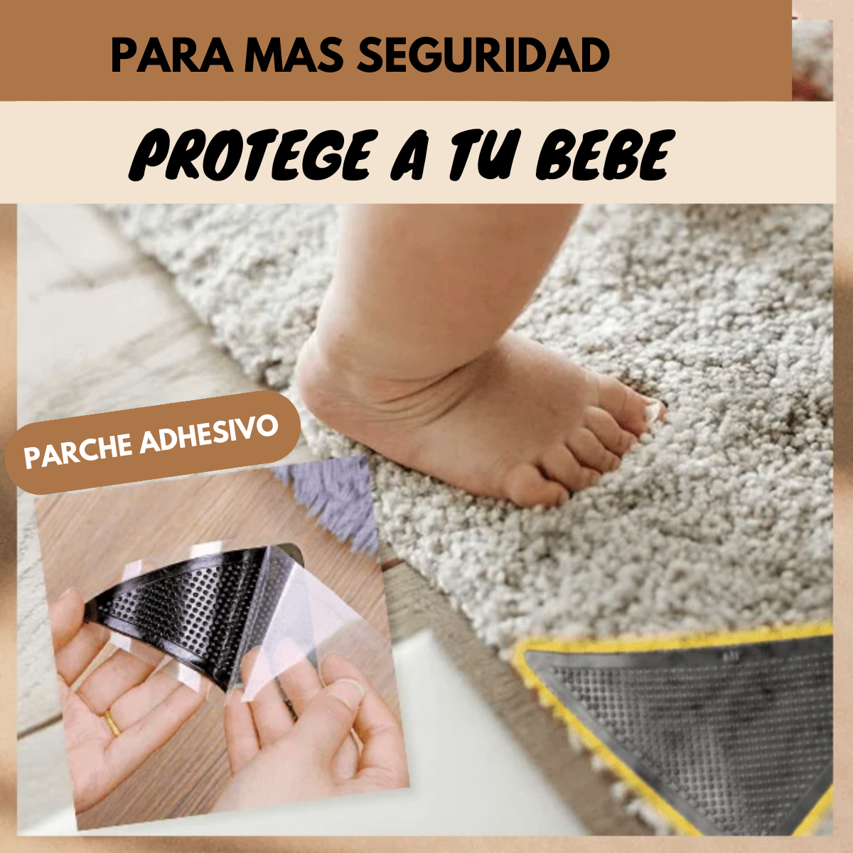 Adhesivos Anti-Deslizantes Para Alfombras