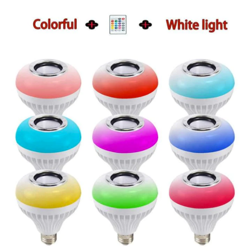 AMPOLLETA PARLANTE MULTICOLOR CON BLUETOOTH