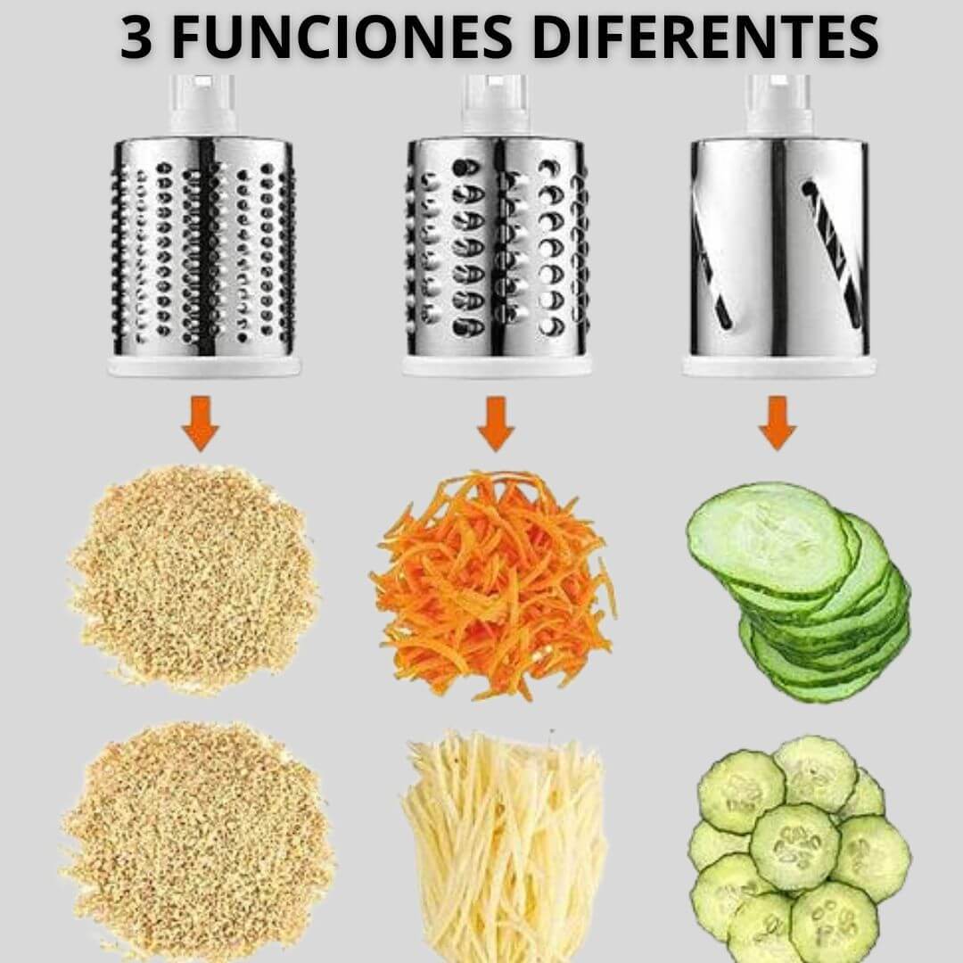 Picadora De Verduras Manual Maquina Multifuncional Cortador