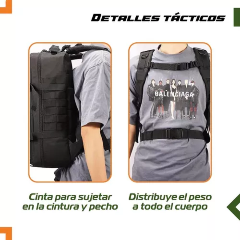 Mochila Táctica Militar 45L Impermeable