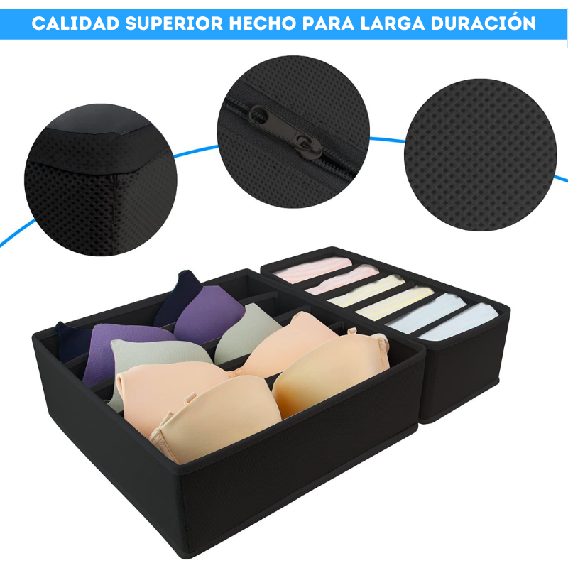 Kit 4 Organizadores De Ropa Interior 🔥 Oferta Del Día 🔥