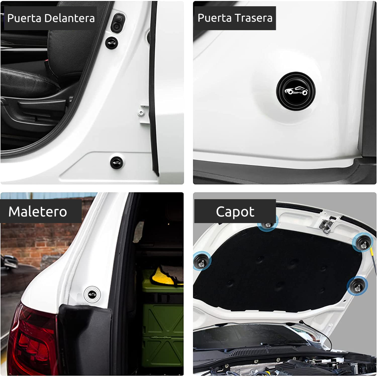 Protectores Anti-Golpes Para Auto (16 Piezas)