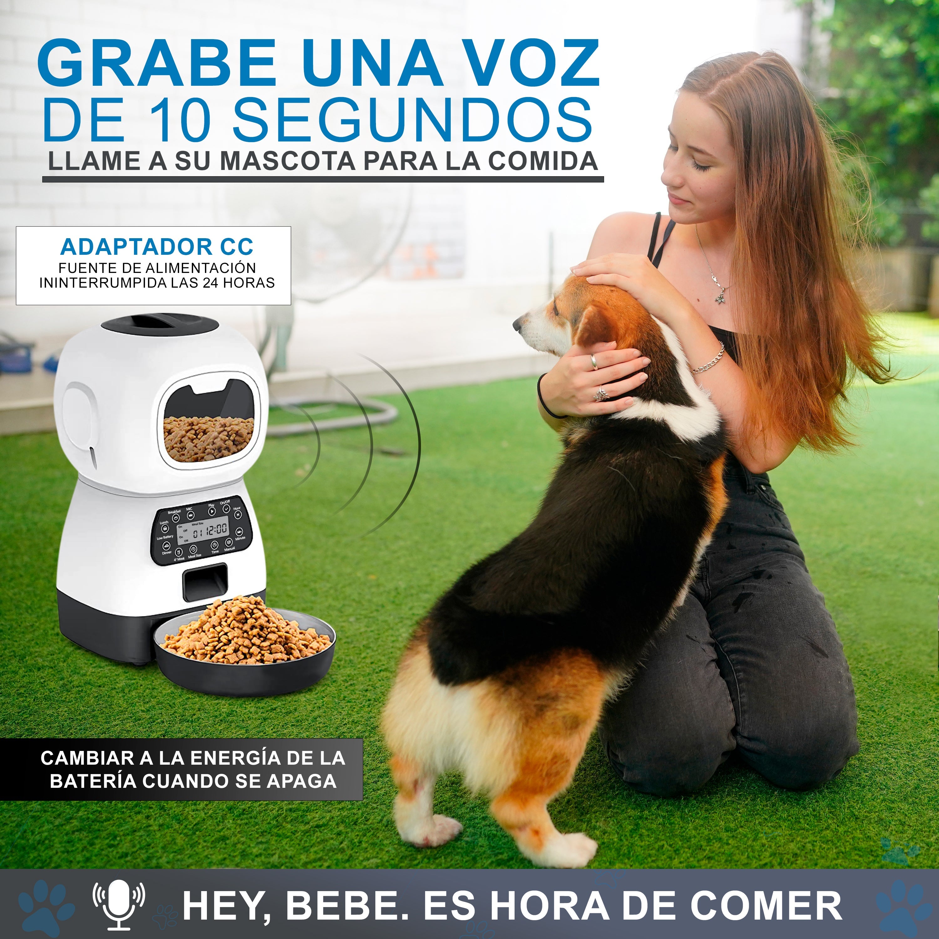 Smartder® - Dispensador alimentos inteligente para mascotas