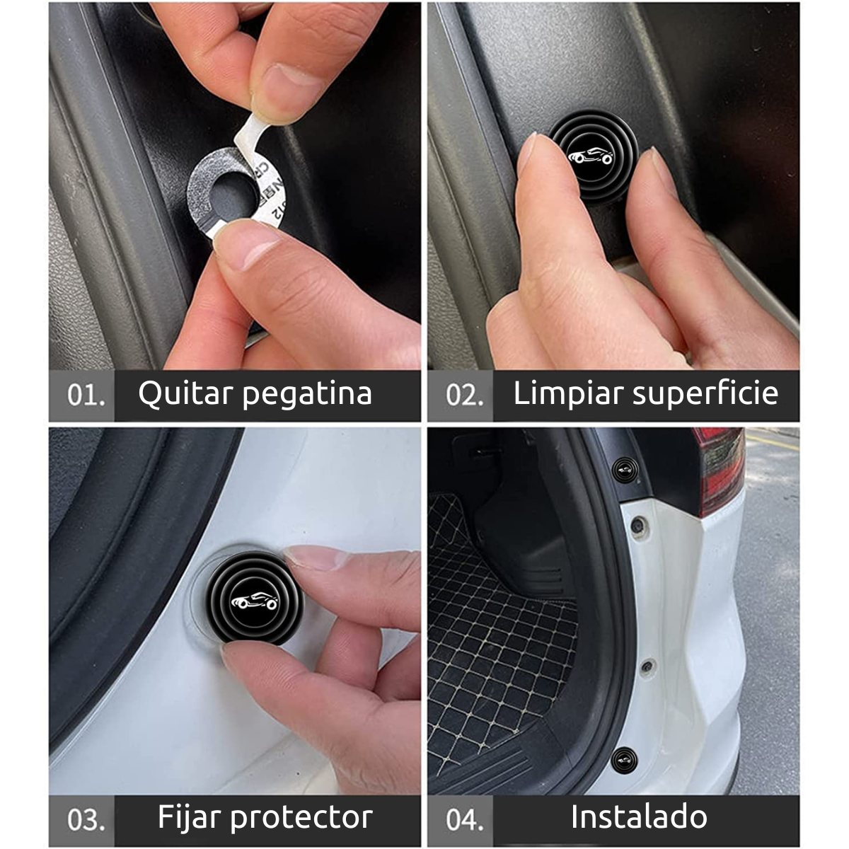 Protectores Anti-Golpes Para Auto (16 Piezas)