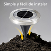 Luces Solares Ecológicas para Jardín (4 unidades Luz Blanca)