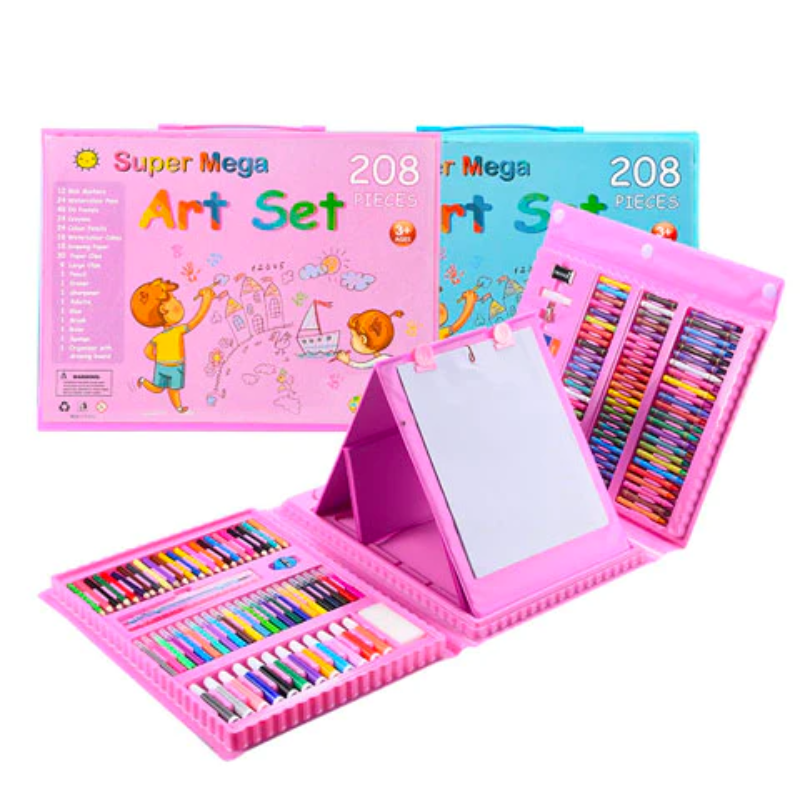 Art Set 208® - Juego de arte para desarrollo creativo y motríz