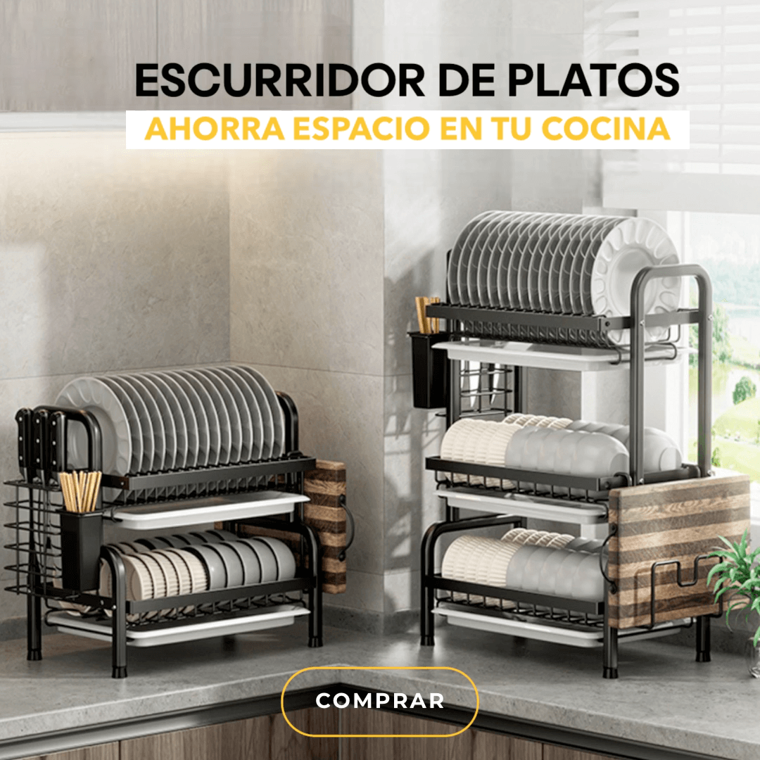 Escurridor de Platos Sobre Mesa | Envio Gratis🔥