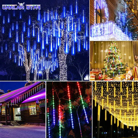 🌟 Luces LED Meteorito (Variedad De Colores)✨🌠 | Envío Gratis