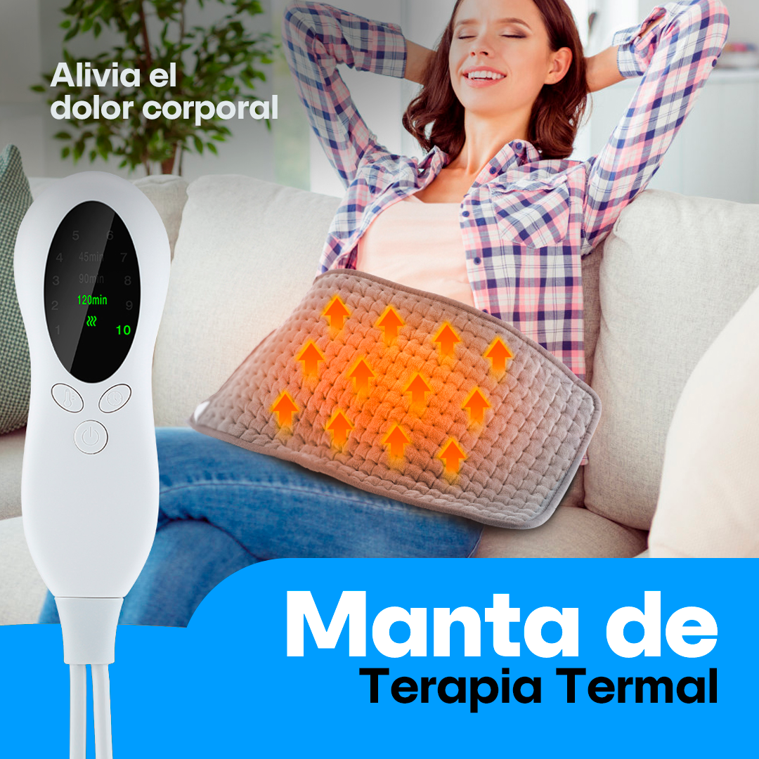 MANTA DE TERAPIA TERMAL PARA RELAJAR Y ADELGAZAR