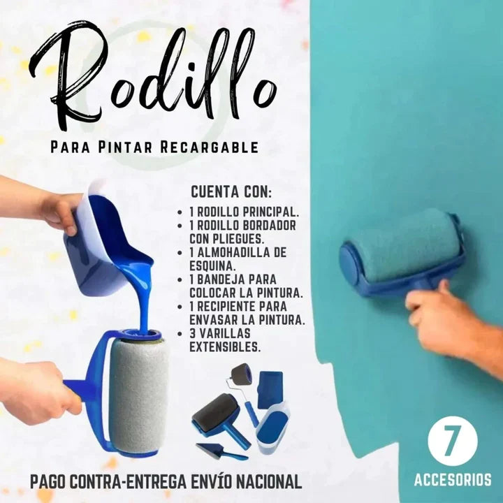 😍Rodillo Recargable Antigoteo💥| Envió gratis 🔥